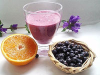Чернично-банановый смузи (smoothie)