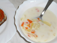 Молочный суп с овощами (Aedviljapiimasupp)