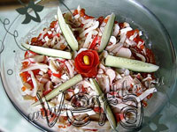 Салат с икрой