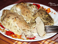 Куриная грудка в кефире