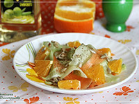 Витаминный салат из моркови с апельсином