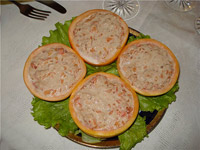 Салат с тунцом и грейпфрутом
