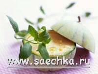 Суп из дыни с сыром