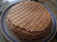 Пресные вафли