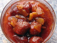 Варенье из ревеня и клубники