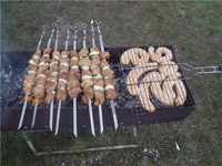 Шашлык с луком