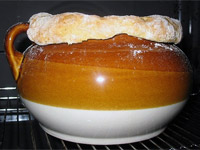 Рассольник в горшочке