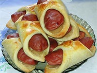 Сардельки в тесте