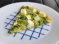 Пирог с сыром и зеленью (ПП выпечка)