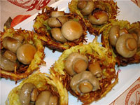 Закусочные картофельные корзиночки