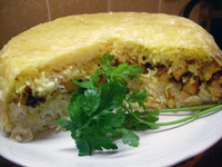 Плов в лаваше