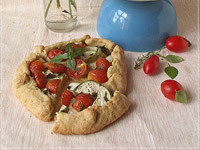 Деревенский пирог с кабачками