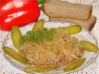 Салат из сырого картофеля