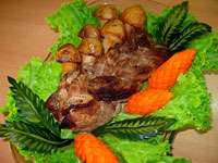 Мясная косичка