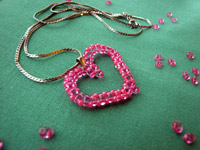 Сердечко из бисера