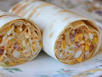 Салат в лаваше