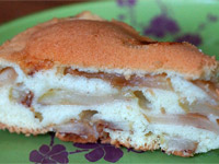 Шарлотка с яблоками