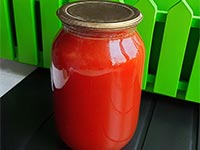 Томатный сок домашний
