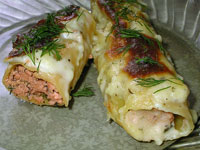 Каннеллони с рыбой