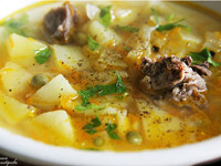 Суп из баранины с овощами