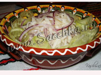Салат из чёрной редьки