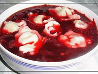 Свекольник грибной с «ушками»