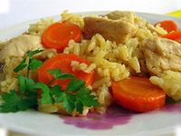 Плов с курицей