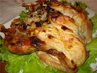 Индейка, фаршированная рисом