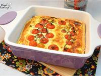 Киш с помидорами и сыром