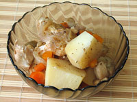 Жаркое с курицей в мультиварке