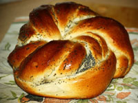 Маковая плетёнка (круглая)