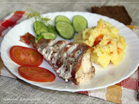 Морской окунь в духовке
