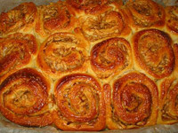 Булочки с яблоками