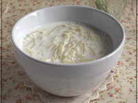 Молочный суп с вермишелью