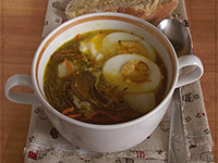 Суп с морской капустой