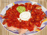 Сельдь под соусом