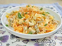 Салат с апельсином
