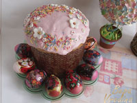 Кулич на сметане