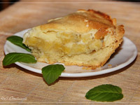 Нежный пирог с бананами