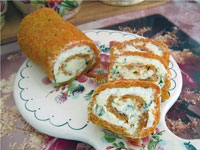 Морковный рулет