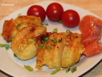 Картофель «гармошкой»