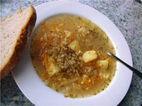 Рыбная похлёбка с пшеном
