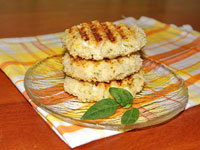 Рыбные котлеты с картофелем