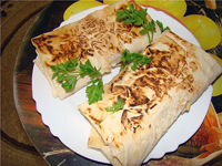 Мясо в лаваше или шаурма