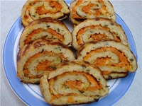 Рулет из кабачка