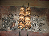 Шашлык из шампиньонов