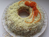Салат «Слоёное кольцо»