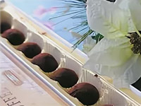 Шоколадные трюфели с фундуком