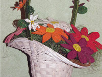 Корзина с цветами