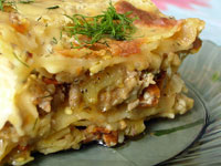 Лазанья с курицей